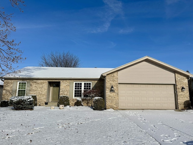 ranch-style house with a garage