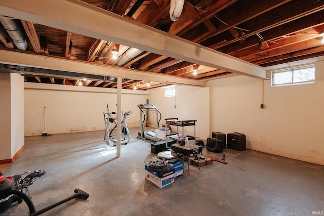 view of exercise room