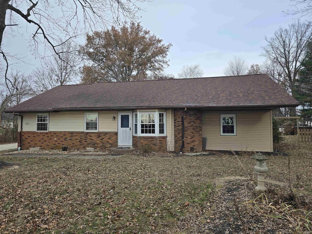 view of ranch-style home