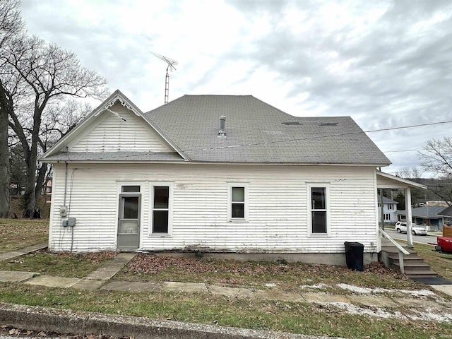 view of back of property