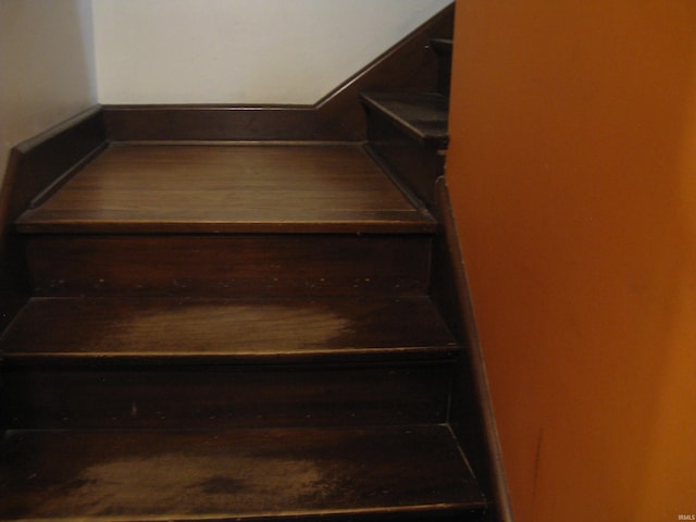 view of stairs