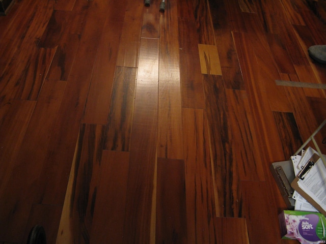 interior details featuring hardwood / wood-style flooring