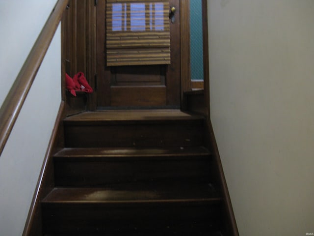 view of stairs