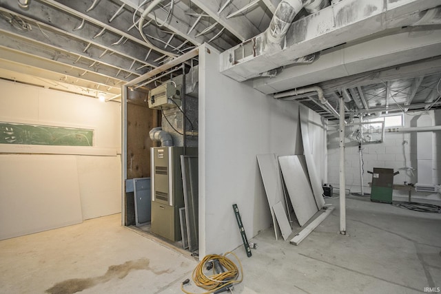 basement featuring a wealth of natural light