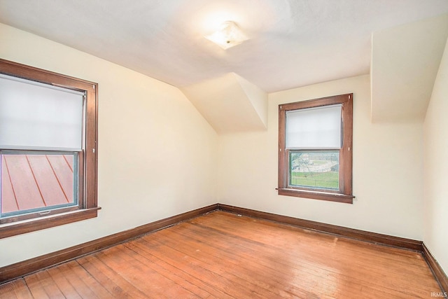 bonus room featuring hardwood / wood-style floors