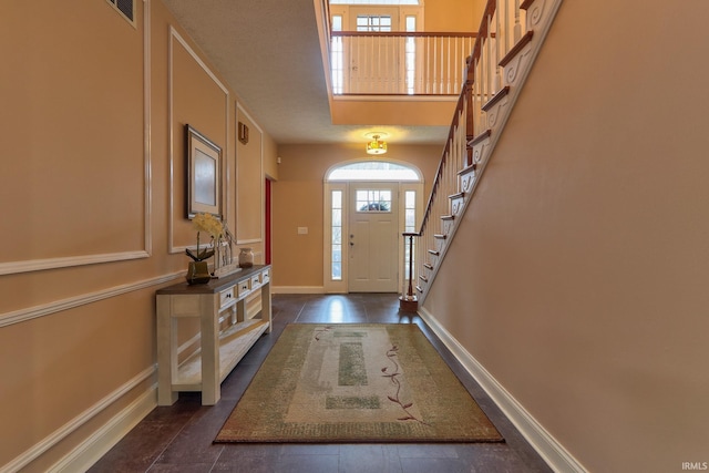 view of tiled entryway