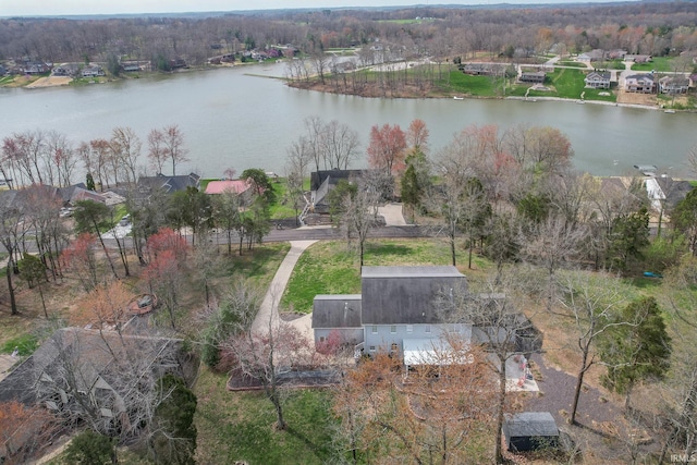 394 W Evergreen Plz, Santa Claus, IN 47579 - aerial view of residential area featuring a large body of water
