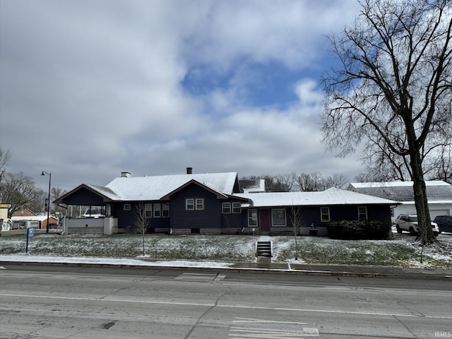 view of ranch-style home