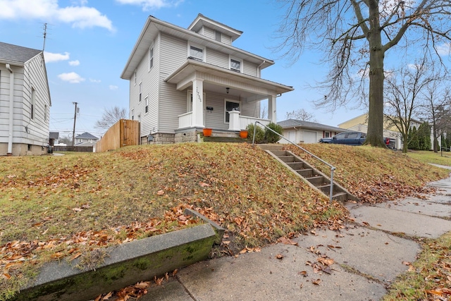 view of front of property