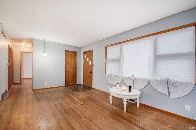 interior space with wood-type flooring