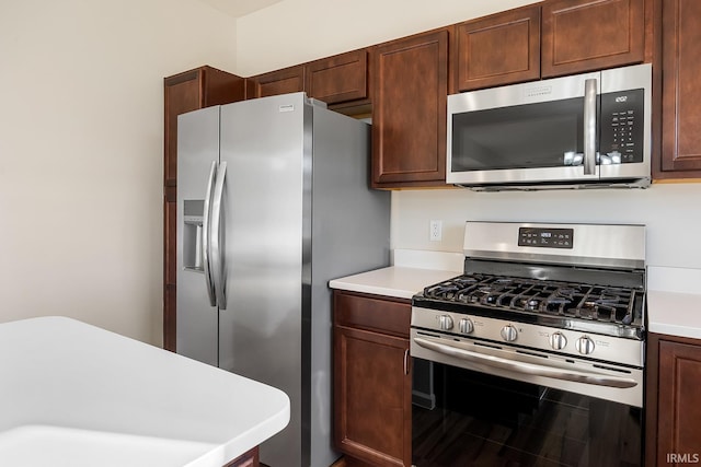 kitchen featuring appliances with stainless steel finishes