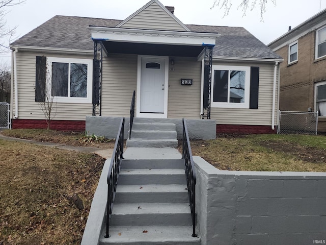 view of bungalow