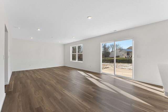 4528 Timber Creek Pkwy, New Haven, IN 46774 - unfurnished room featuring dark hardwood / wood-style flooring