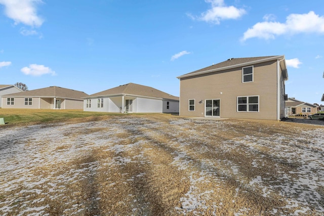 4528 Timber Creek Pkwy, New Haven, IN 46774 - view of snow covered rear of property