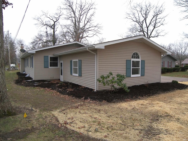 view of property exterior