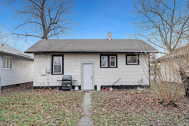 view of rear view of house