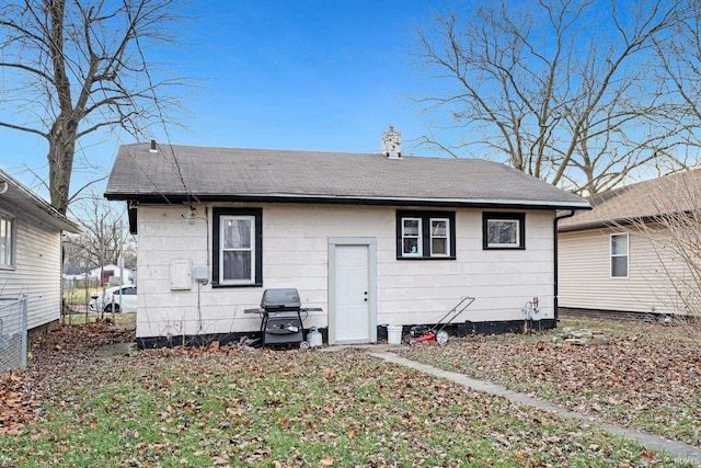 view of rear view of house