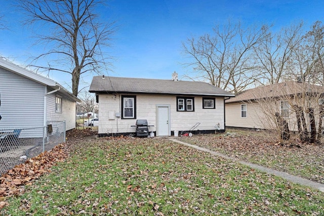 view of rear view of property