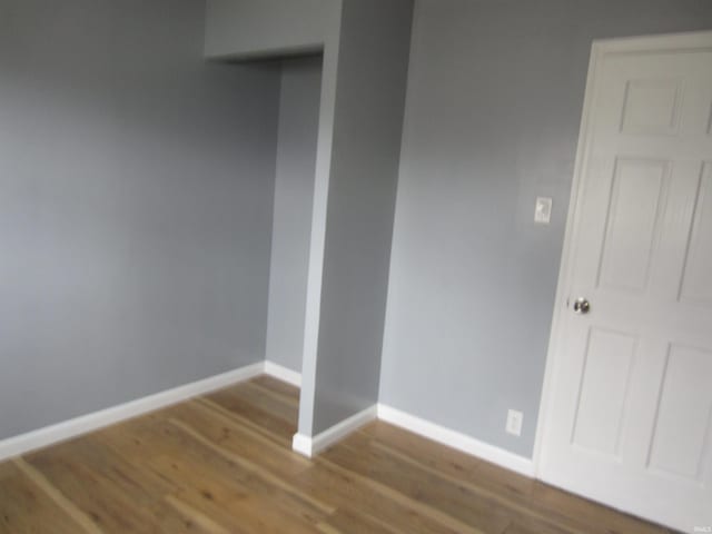 interior space with wood-type flooring