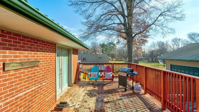 7111 Upton Rd, Mount Vernon, IN 47620 - deck featuring a grill