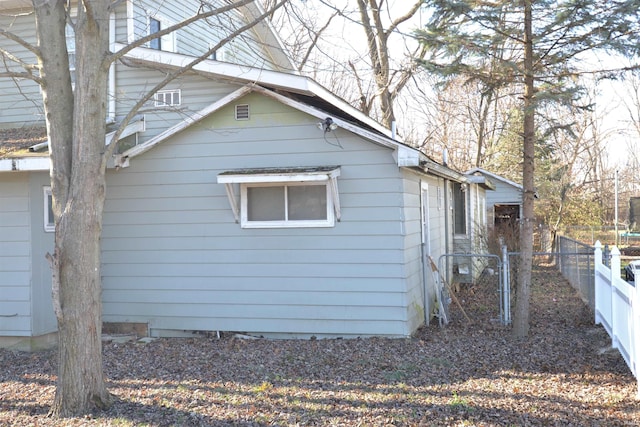 view of home's exterior