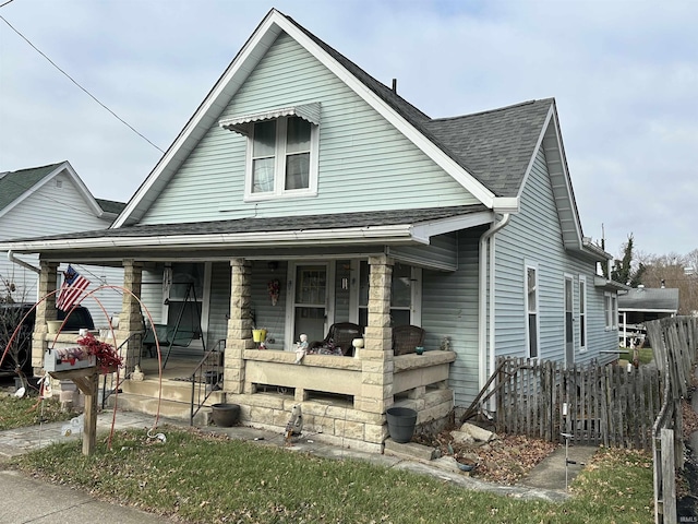 view of front of home