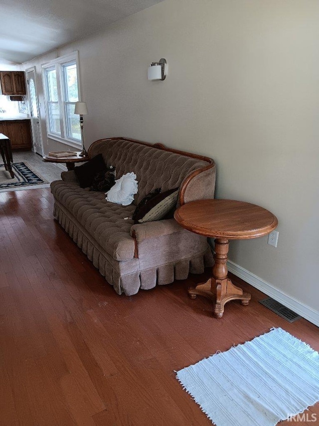 interior space featuring hardwood / wood-style flooring