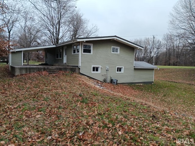 view of rear view of property