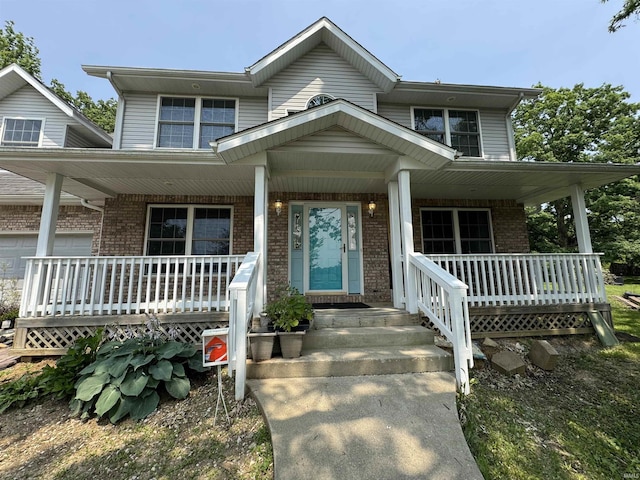 2609 S Isabel Ct, Bloomington, IN 47403 - view of front of property featuring covered porch and brick siding