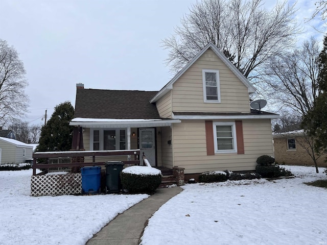 view of bungalow-style house