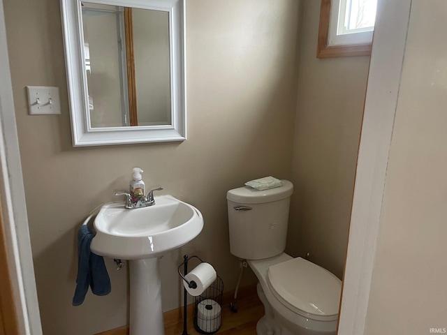 bathroom with toilet