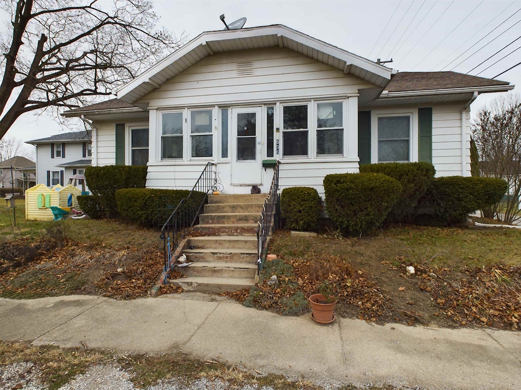 view of bungalow-style house