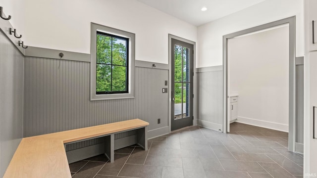 view of mudroom