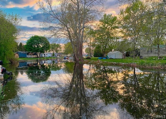 property view of water