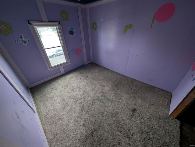 empty room with carpet flooring