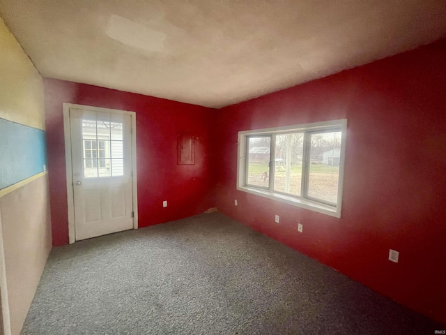 empty room with carpet and a healthy amount of sunlight