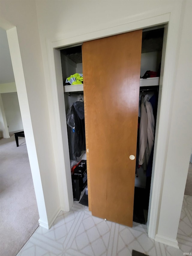 view of closet