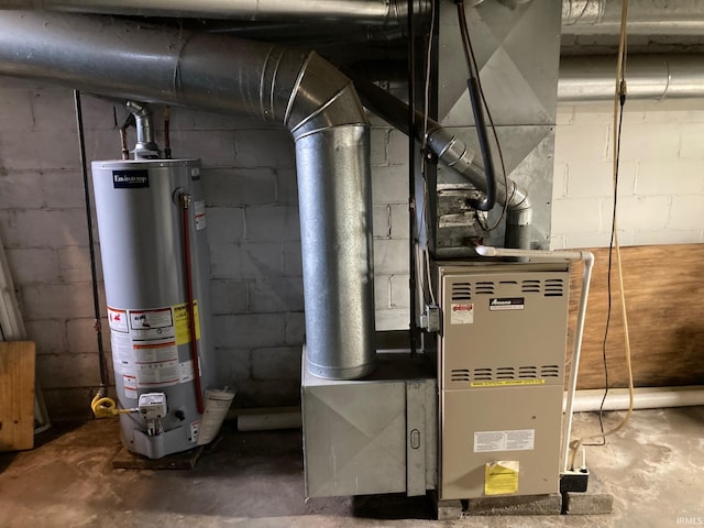 utilities with water heater