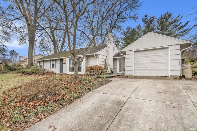 ranch-style house with a garage