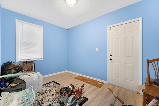 interior space featuring light hardwood / wood-style floors