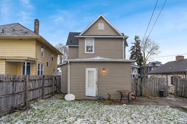 view of rear view of house