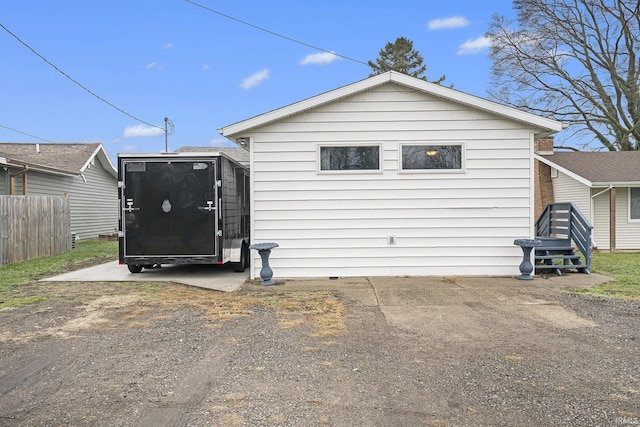 view of property exterior