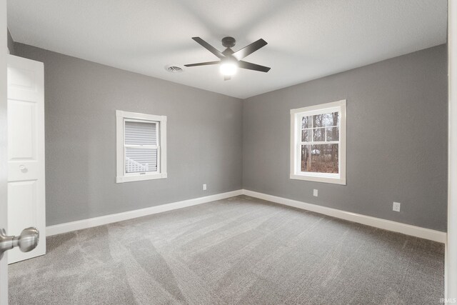 3598 W Huntington Ave 57th Ave, Columbia City, IN 46725 - spare room with carpet and ceiling fan