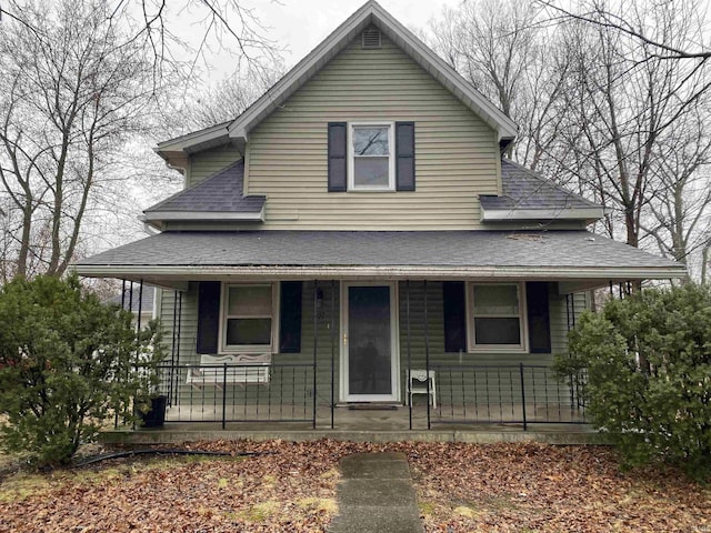 view of front of house with a porch