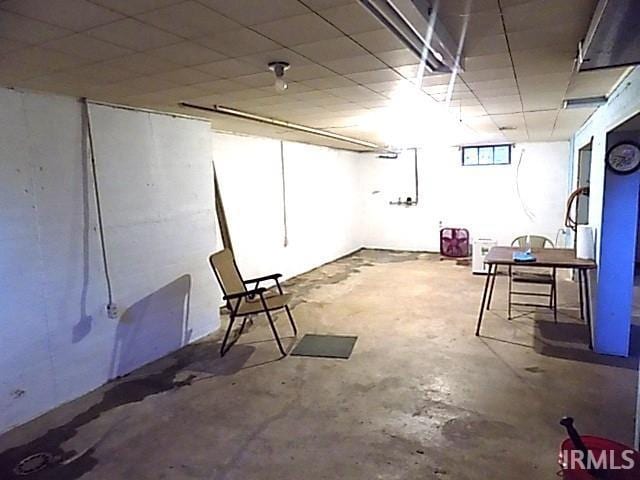 view of basement