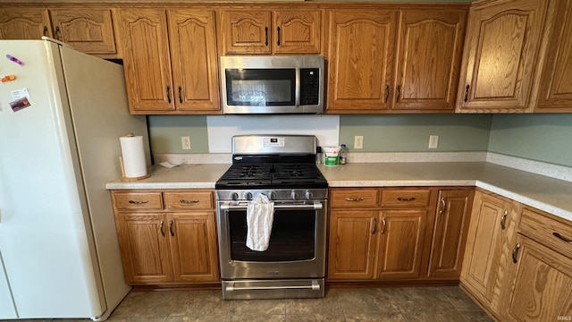 kitchen with stainless steel appliances