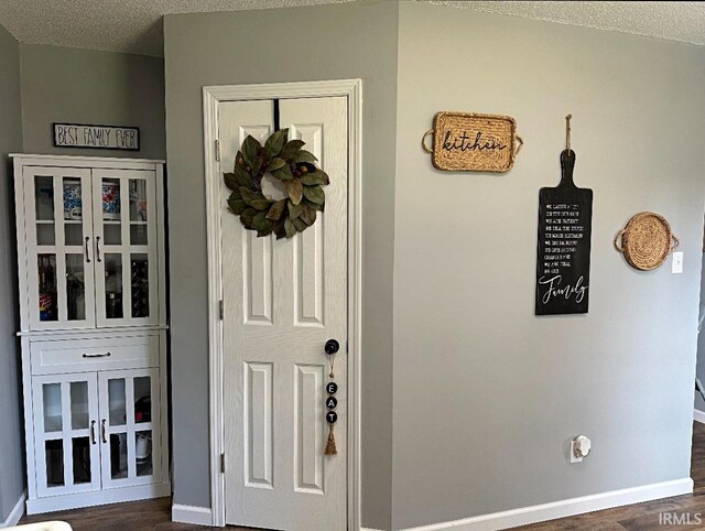 interior space with french doors