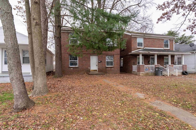 view of front of house featuring covered porch