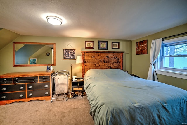 bedroom with carpet floors