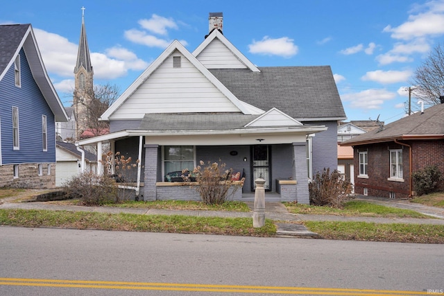 bungalow with covered porch